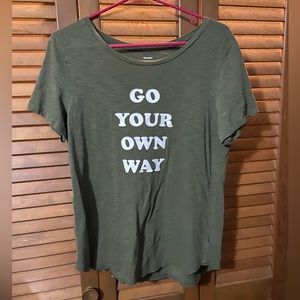 Old Navy “Go Your Own Way” T-Shirt